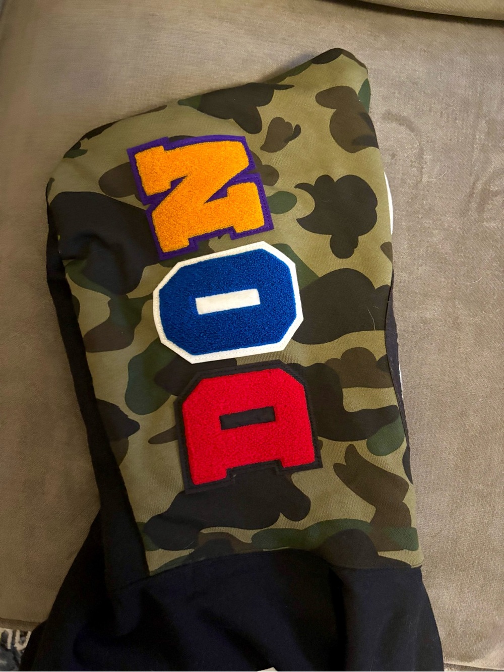 Bape x Big Sean Shark Full Zip Hoodie XL - Picture 6 of 10